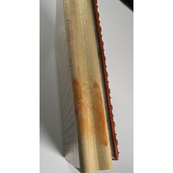 Stampin Up! Stipple Plaid 2001 Large Wood Mount Block Stamp Used Once - Picture 7 of 10